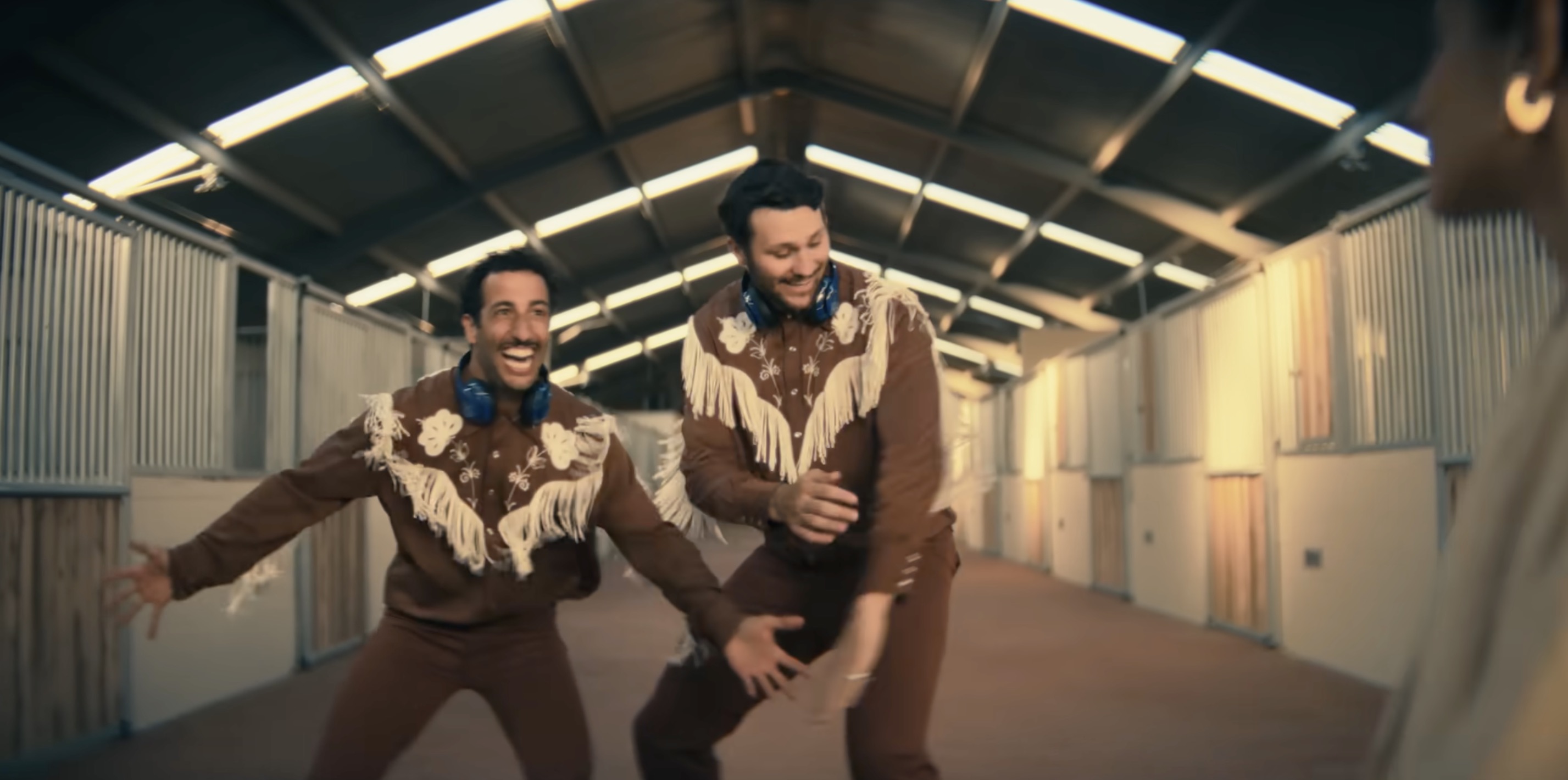 Daniel Ricciardo and Josh Allen take bromance to a new level in Beats by Dr. Dre’s ‘The Legend of Ricallen’ film via MIRIMAR, Los Angeles